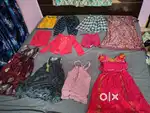 5 years girls dresses 1 or 2 times used 20 dresses all