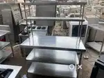 Used restaurant commercial kitchen equipment Ss working tables rack