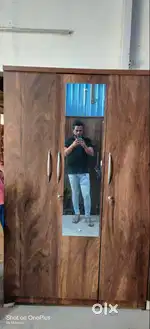 NEW 3 DOOR WARDROBE IN JUNGLE WOOD DIRECT FROM FACTORY