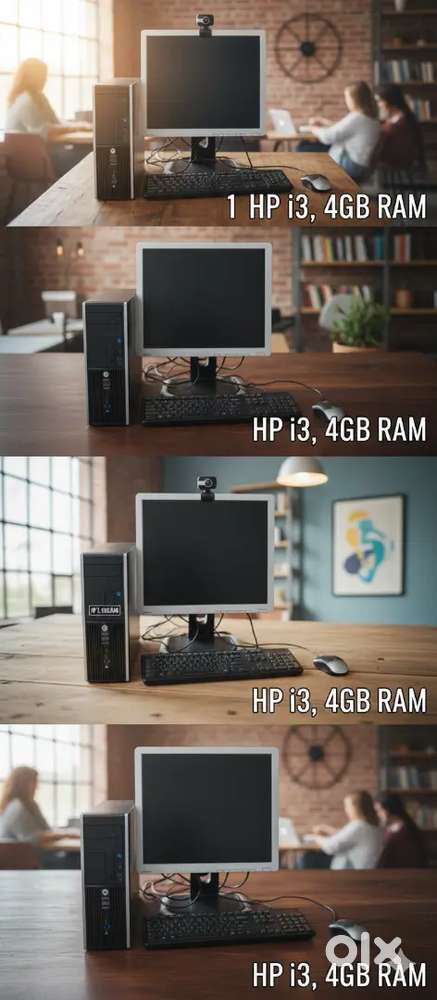 HP Intel core i3 processor with 4gb RAM (expandable)