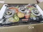 Surya 3 burner glass top gas stove