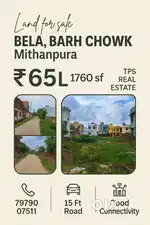 Bela East-Facing Land for Sale- Bela Barh Chowk, Mithanpura