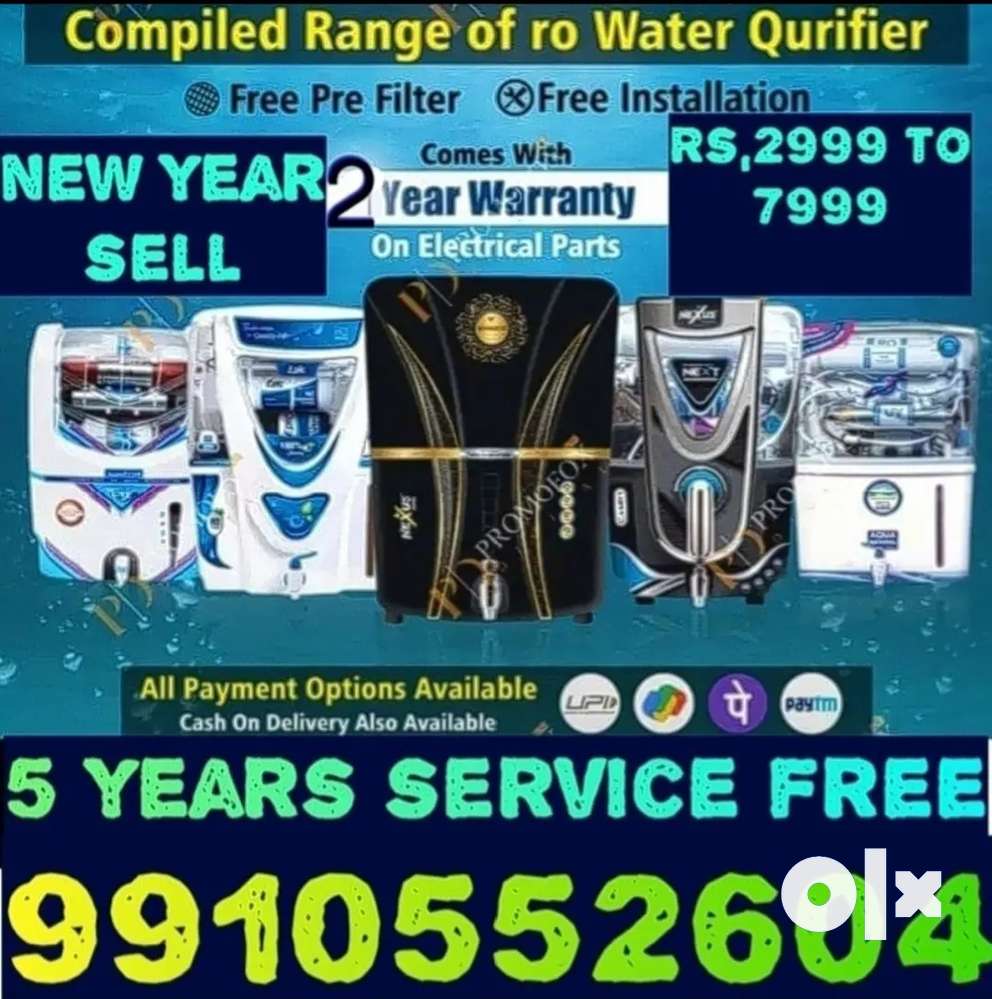 4299 new aqua fresh ro water purifier on sell under warranty all modal