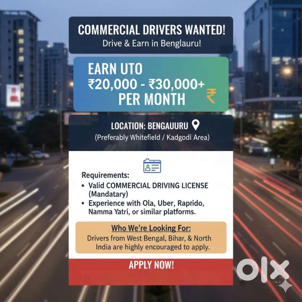 Commercial car driver