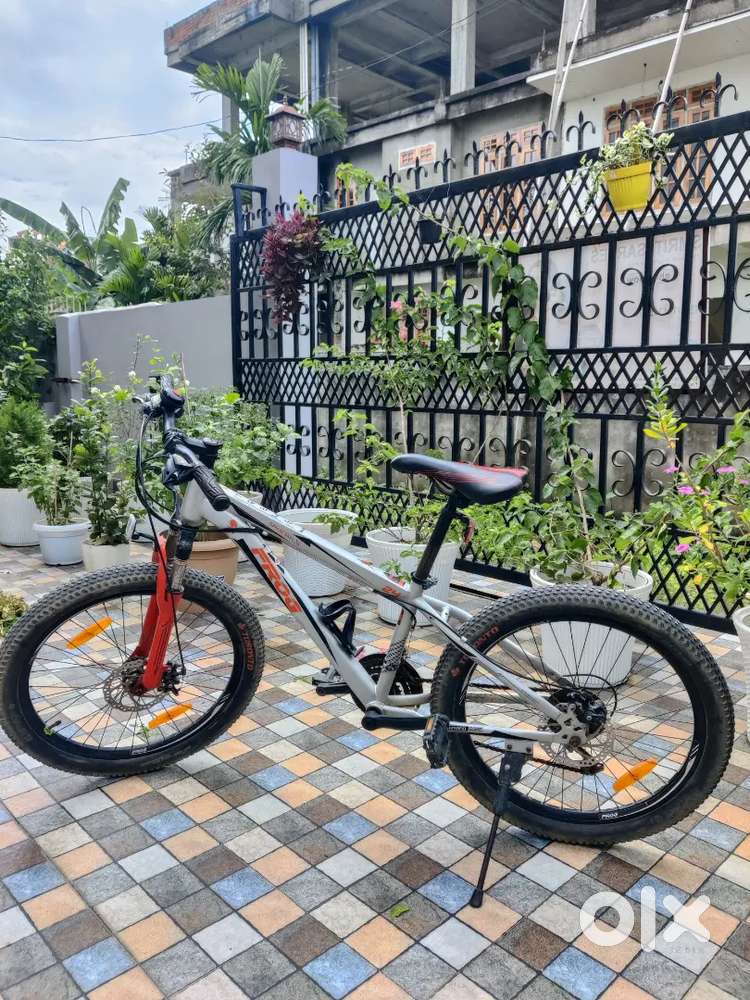 Frog off-road MTB cycle with thick tyres