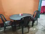 Dining table with chairs