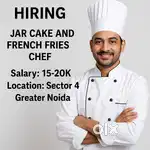 Jar Cake aur French Fries Chef Ki Zaroorat