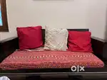 Two sofa sets 3 and 2 seater- 3 seater L: 80 B33 2 seater 55” 33”