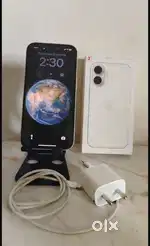 iPhone 16 256 Gb white color 1 month old with bill box and charger