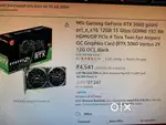 Graphic card rtx 3060 (under warranty)