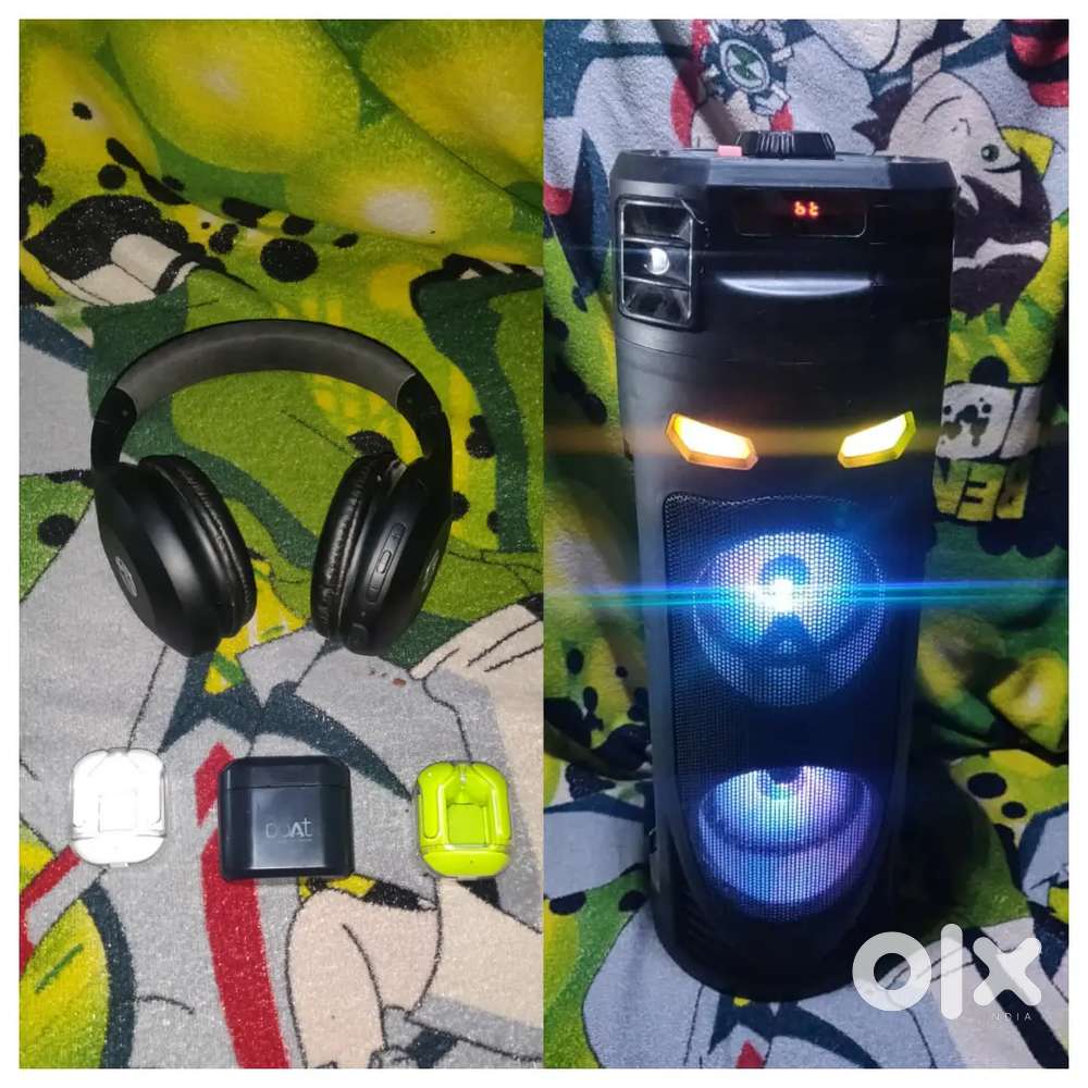 Blutooth Speaker Headphone Airpods Mobile