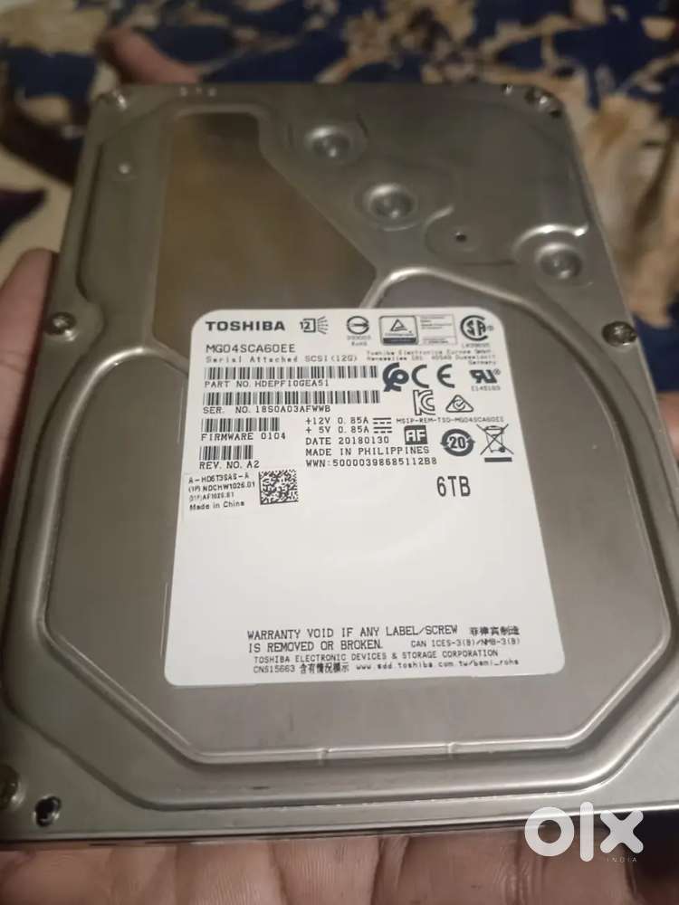 6TB SERVER HARDDISK  20PIECES AVAILABLE