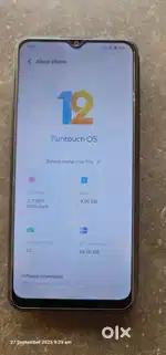 Vivo Y16 4gb 64gb well condition 4G mobile 5500/-