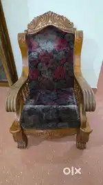 Teakwood sofa with cusion  set 3+1+1