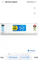 1.5 Ton Dual Inverter 5 Star Split AC