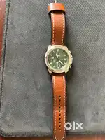 Fossil Bronson Analog Green Dial Men's Watch-FS5898