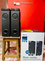 Philips Home Audio Tower Speakers + Subwoofer - Great Condition