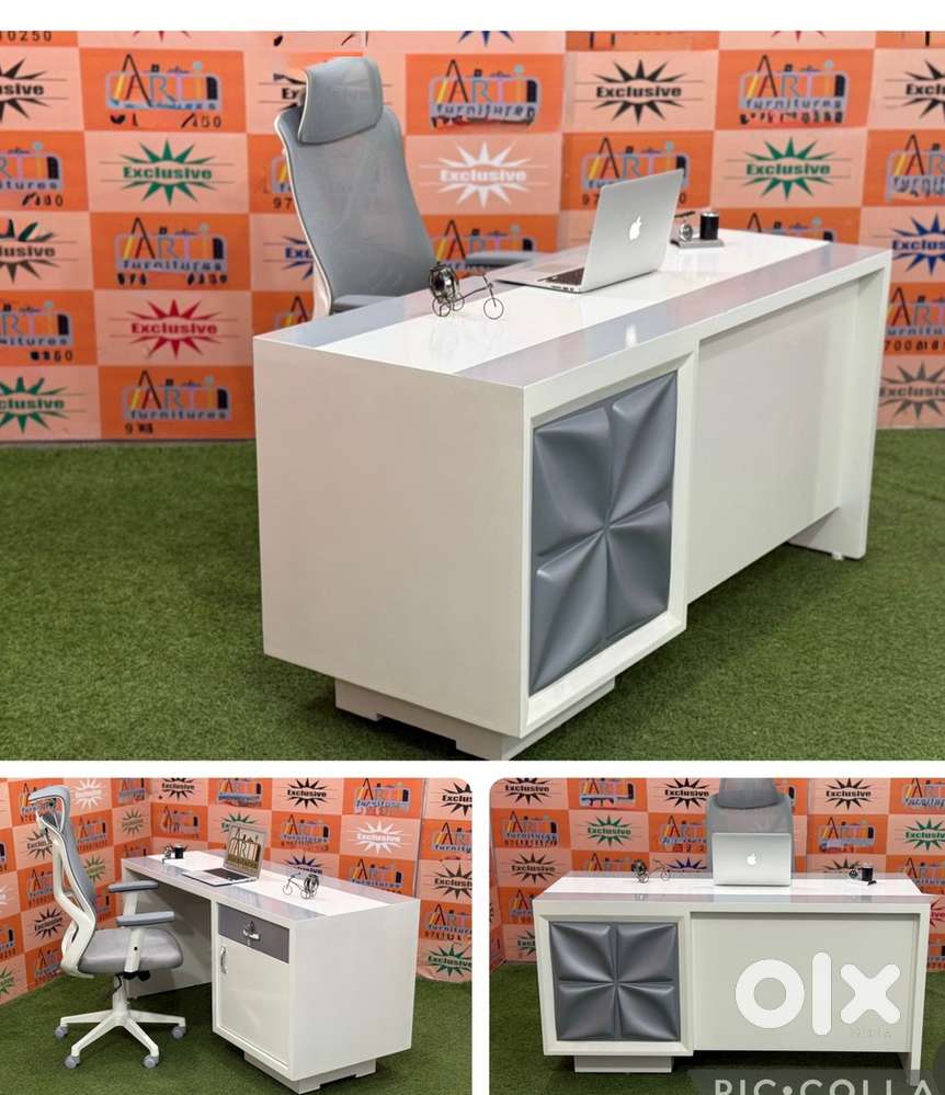 5/2 feet latest designed office tables chairs cash on delivery avail