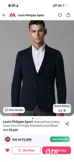 Louis philppe Navy blue blazer
