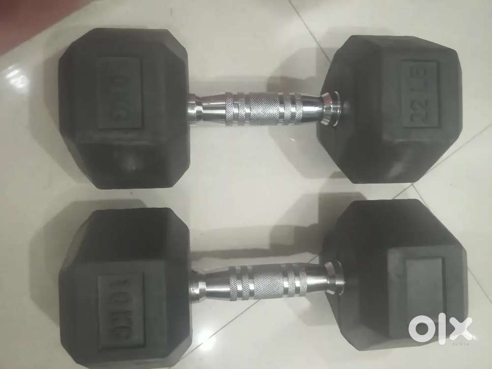 10 kg 2 dumbells