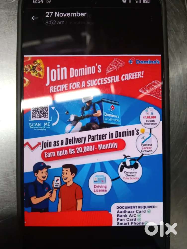 Dominos Pizza food delivery