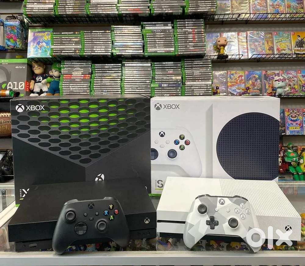 Xbox one S and Series S consoles with warranty and games options