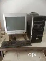 Computer CPU DESKTOP AND KEY BOARD