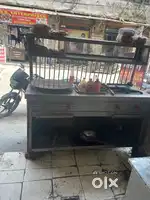 Steel counter for fast food