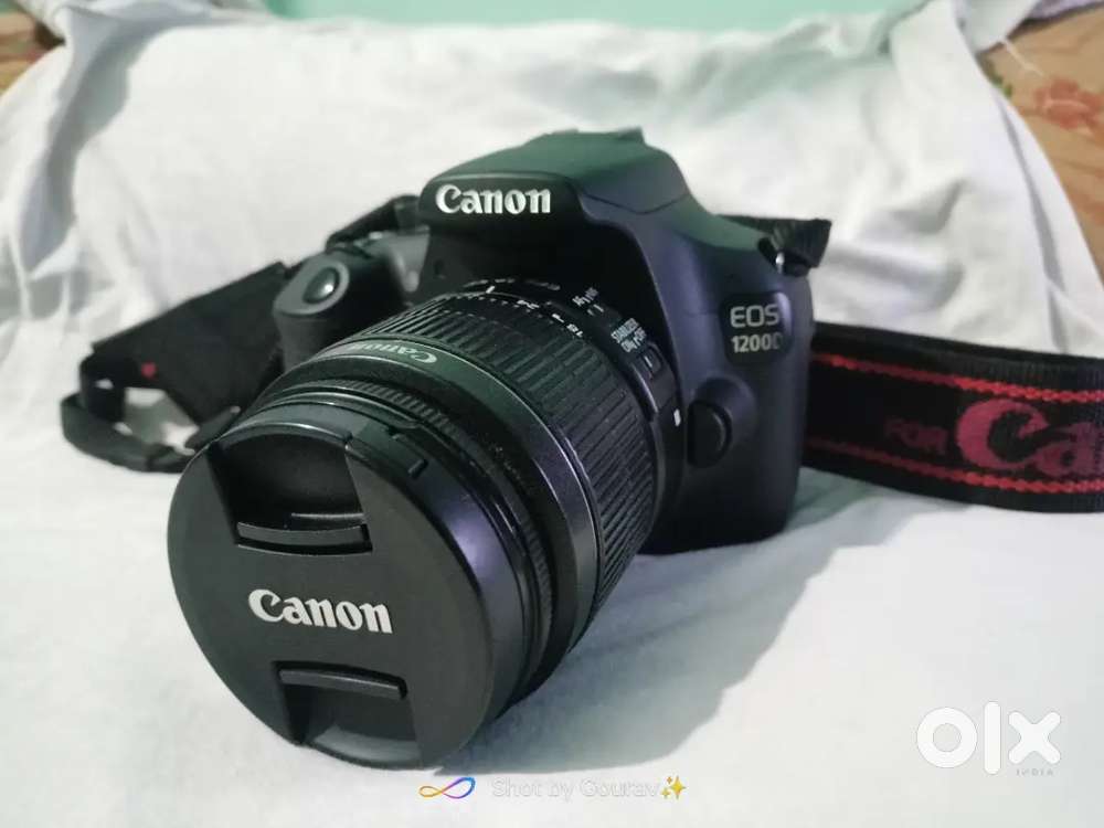 Canon EOS 1200D with 18-55 lens  (DSLR Camera)