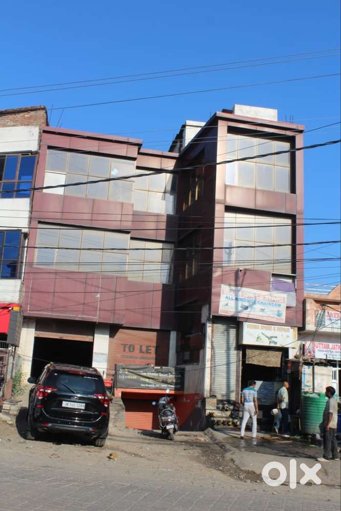 Three floors are furnished, one floor is unfurnished