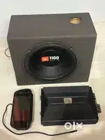 Jbl subwoofer 1100w, Jbl amplifier GT series, worldwide 7”inch monitor