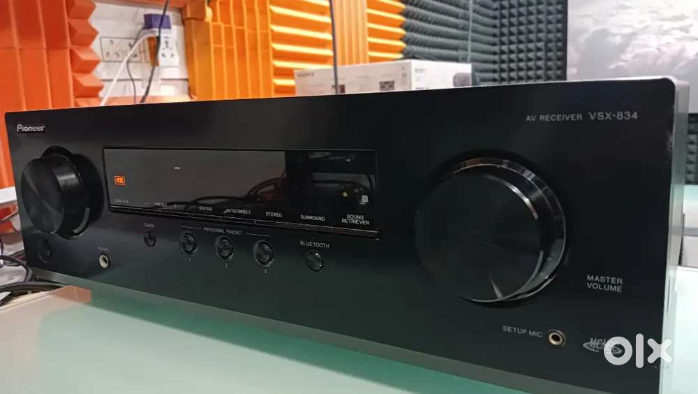 Pioneer VSX-834 AV receiver 
7.2 Chanal
4K receiver 
IMAX Enhanced