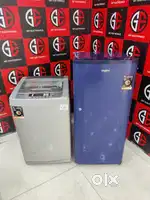 Id106Whirlpool & LG washing machine & refrigerator silver & blue