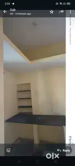 One room and one hall for rent