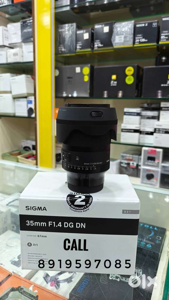 SIGMA 35mm 1.4 DG DN lens.