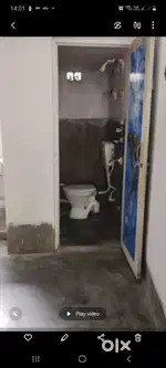 1 bhk room with attached bathroom
