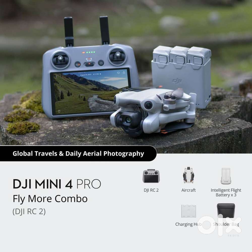DJI Mini 4 Pro Fly More Combo (DJI RC 2)(Brand New)
