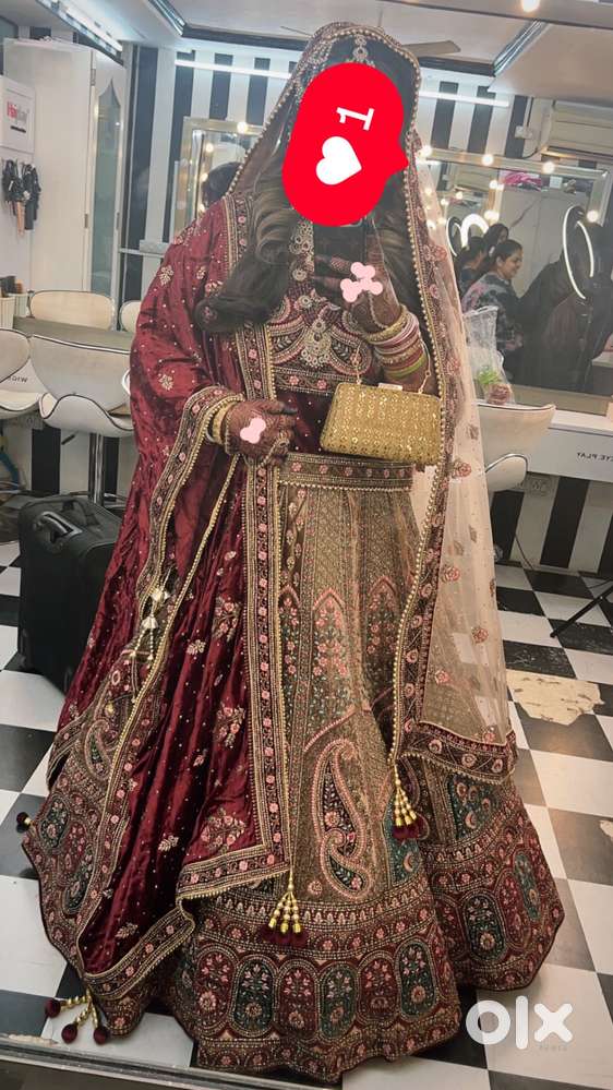 Wedding outfit got it from a Brand, It is heavy work outfit for brides