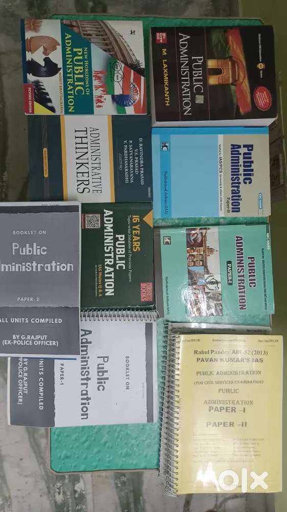 Public Administration books for UPSC Optional