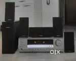 Onkyo AVR ampli with Phillips subwoofer and speakers, fully working