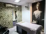 Female Spa massage therapist
