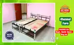 STEEL COT SALE NEW FANCY BED