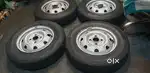 Size 13 steel wheels and tyres sales