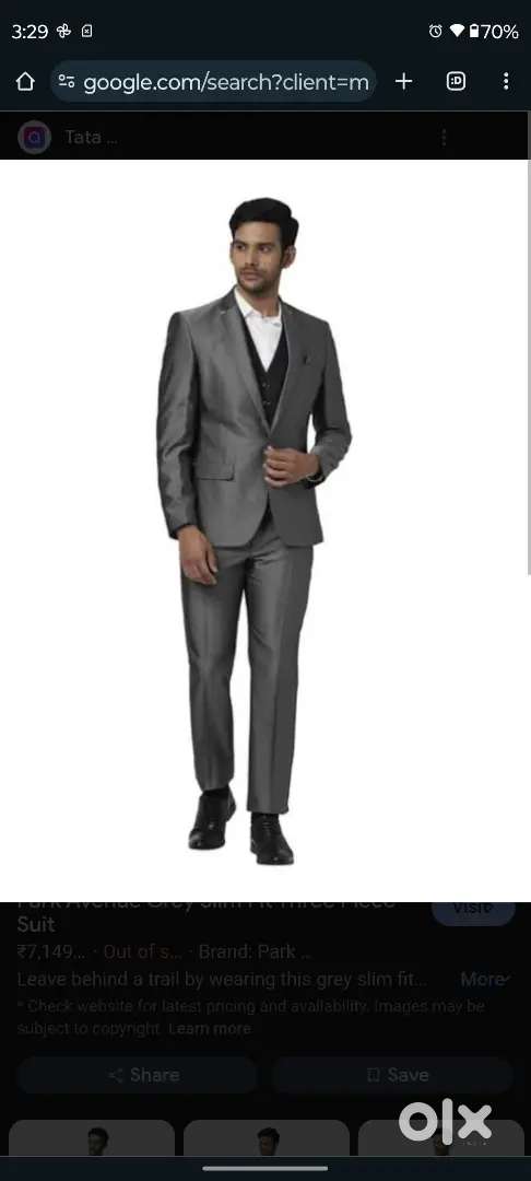 Parke Avenue Marriage suit set for sale just one time use