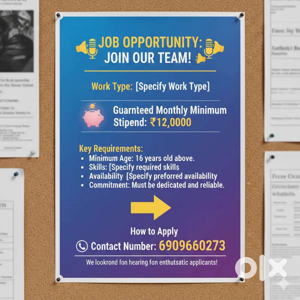 Job Contact me on WhatsApp Send Hi I want to join