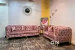 3+3 seater sofa with beautiful colour and designing look and beautiful
