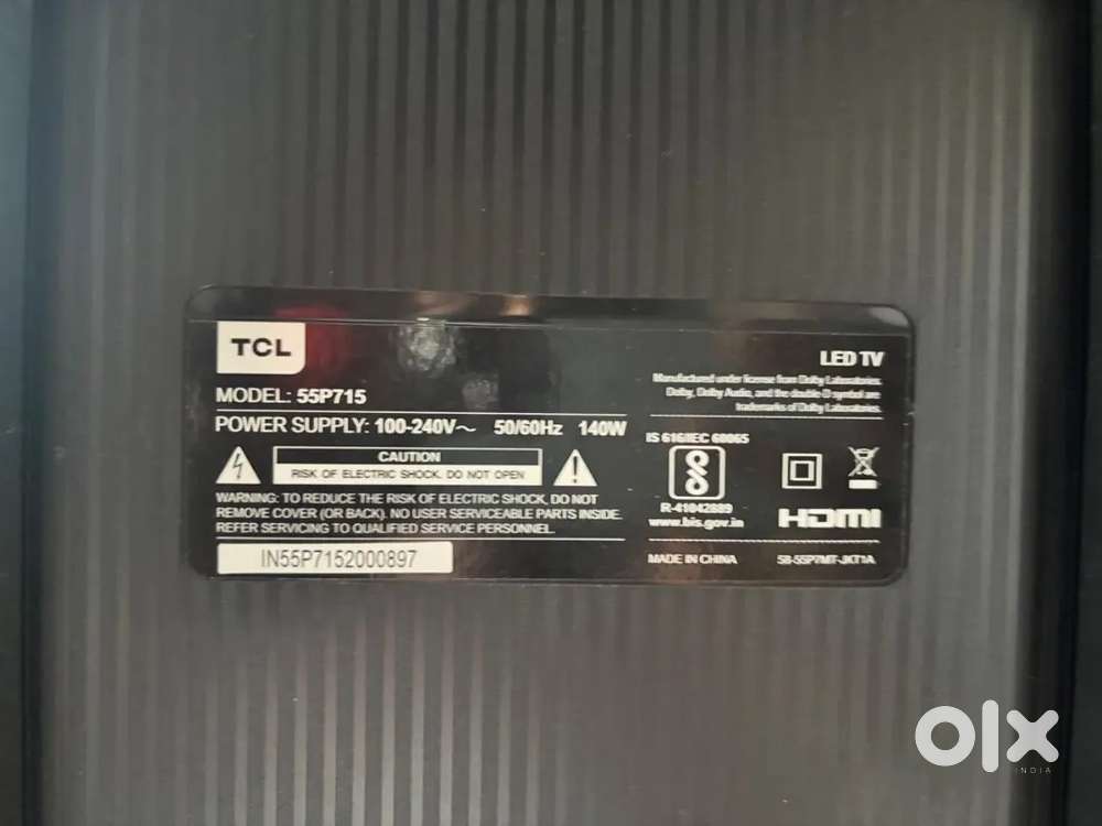 TCL TV 55 inch