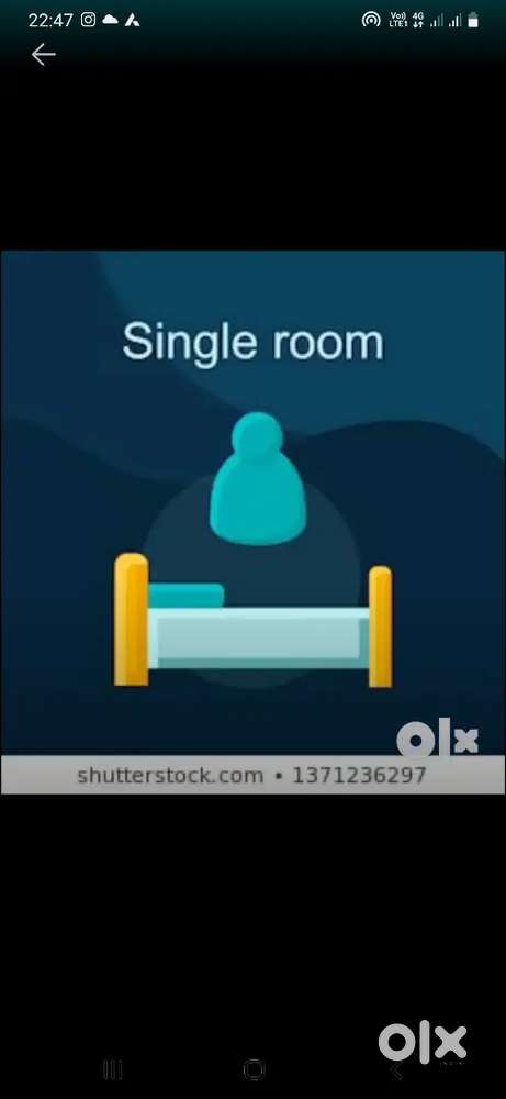 Single room available on rent for boys & men