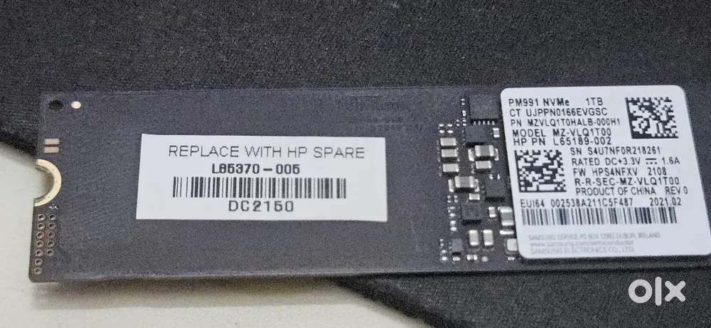 Samsung m.2 nvme 1TB SSD