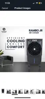 Novamax Rambo Jr 75L air cooler